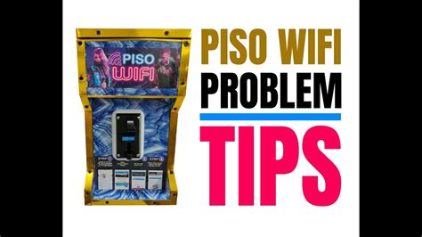Piso Wifi Problem Tips (tagalog) .